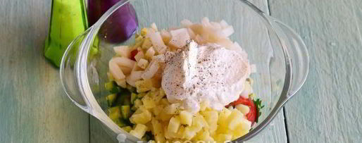 Шаг 9: средиземноморской окрошки