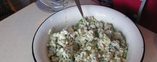 Шаг 10: вкусной окрошки на сметане и воде