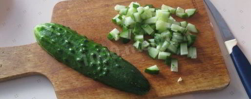 Шаг 2: вкусной окрошки на сметане и воде