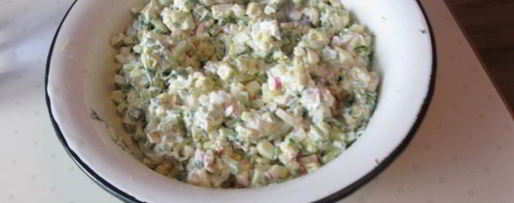 Шаг 9: вкусной окрошки на сметане и воде