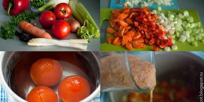 Рецепт густого овощной суп со спаржей