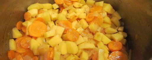 Шаг 2: крема-супа сырно-овощного