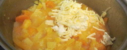 Шаг 4: крема-супа сырно-овощного