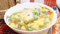 Рецепт Куриного супа с овощами и фасолью