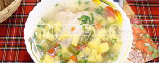 Шаг 7: куриного супа с овощами и фасолью