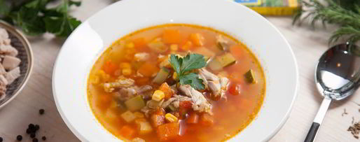 Шаг 9: легкого куриного супа с овощами