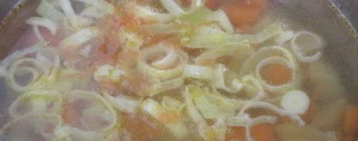 Шаг 4: легкого овощной супчик