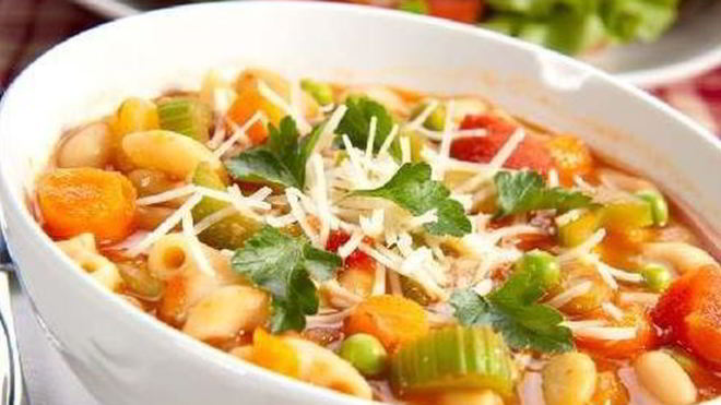 Рецепт Летнего овощной суп в итальянском стиле