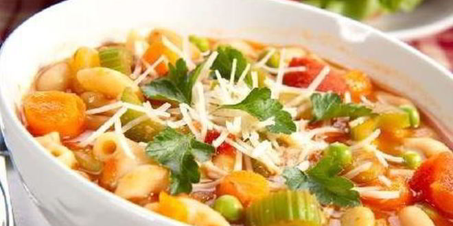 Рецепт летнего овощной суп в итальянском стиле