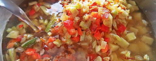 Шаг 13: минестроне традиционный