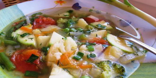 Рецепт овощного диетического супа