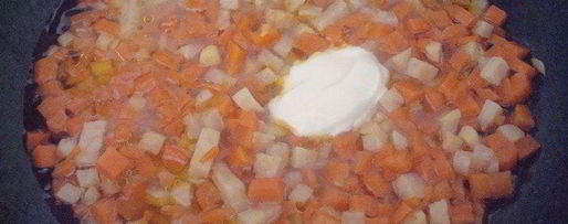 Шаг 3: овощного крема-супа с имбирем