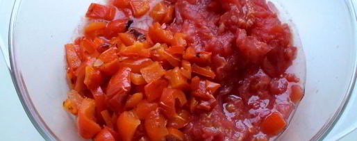 Шаг 2: овощного, летнего супчика с томатно-чесночными гренками