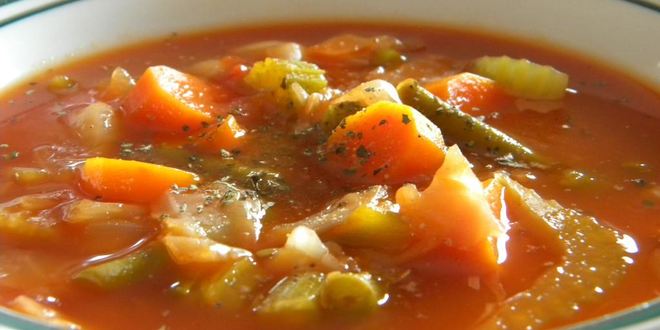 Рецепт овощного супа для похудения
