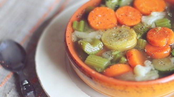 Рецепт Овощного супа из замороженных овощей