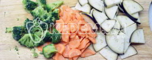 Шаг 5: овощного супа с баклажанами