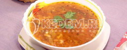 Шаг 7: овощного супа с баклажанами