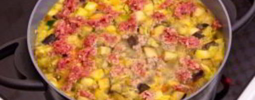 Шаг 15: овощного супа с фаршем