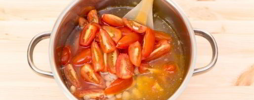 Шаг 8: овощного супа с фасолью и макаронами