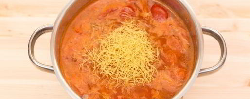 Шаг 12: овощного супа с фасолью и макаронами