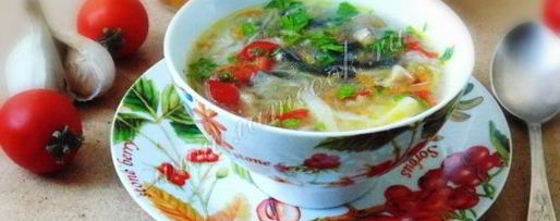 Шаг 11: овощного супа с грибами