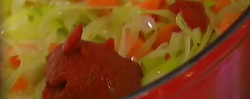 Шаг 7: овощного супа с курицей и яичной лапшой