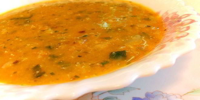 Рецепт овощного супа с орехами