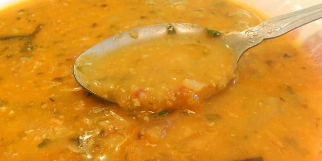 Рецепт овощного супа с орехами