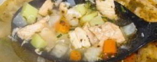 Шаг 5: овощного супа с семгой