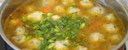 Шаг 6: овощного супа с сырными шариками