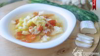 Рецепт Овощного супа с сыром