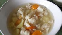 Рецепт Овощного супа с цветной капустой