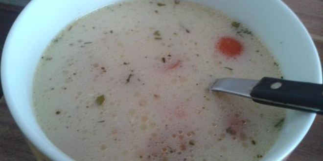 Рецепт супа из форели с плавленным сыром и овощами