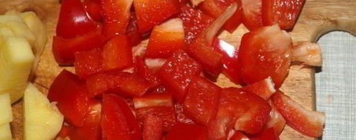 Шаг 2: супа из форели с плавленным сыром и овощами