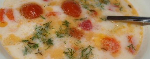 Шаг 9: супа из форели с плавленным сыром и овощами