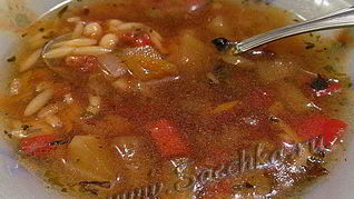 Рецепт Супа Минестроне овощной