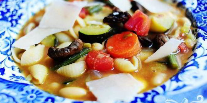 Рецепт супа минестроне с пастой