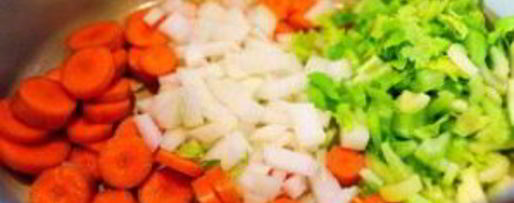 Шаг 1: супа минестроне с пастой