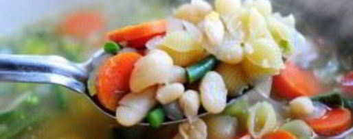 Шаг 3: супа минестроне с пастой