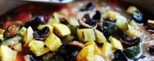 Шаг 5: супа минестроне с пастой