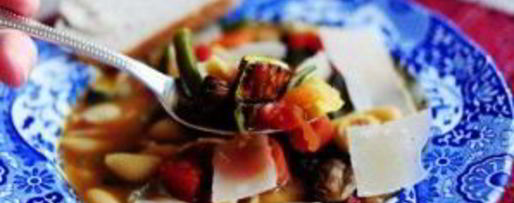 Шаг 6: супа минестроне с пастой