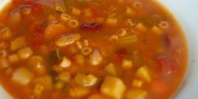 Рецепт супа минестроне с песто