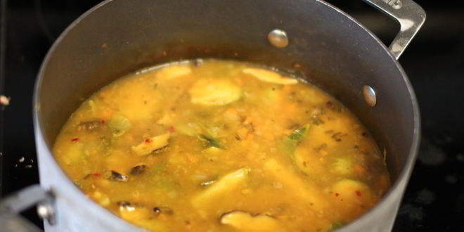 Рецепт супа овощной с брюссельской капустой