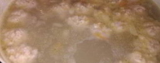 Шаг 3: супа с куриными фрикадельками и овощами