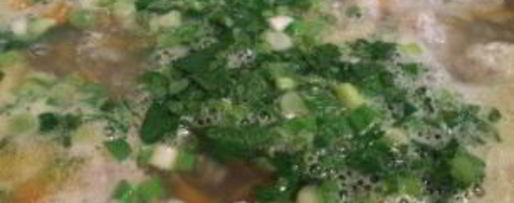 Шаг 9: супа с куриными фрикадельками и овощами