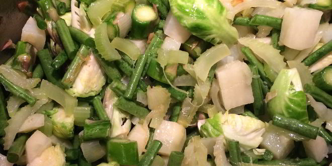 Рецепт весеннего минестроне