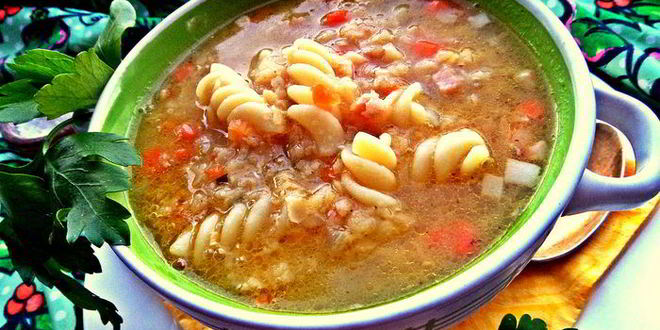 Рецепт чечевичной похлебки с фузилли