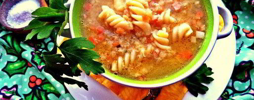 Шаг 7: чечевичной похлебки с фузилли