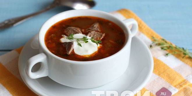 Рецепт чечевичной похлебки с говядиной