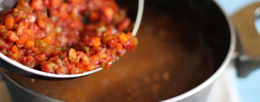 Шаг 7: чечевичной похлебки с говядиной